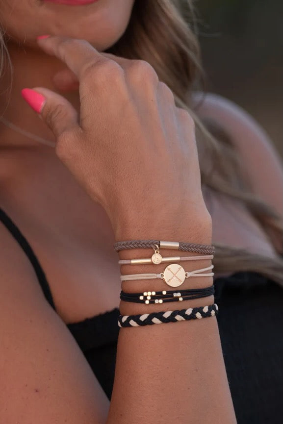 a woman wearing bracelets