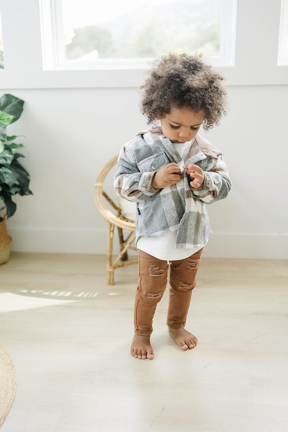 a child wearing a shirt