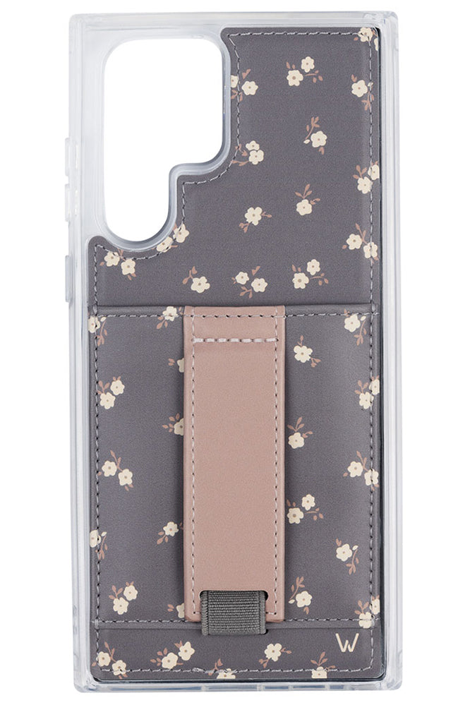 a phone case with a flower pattern