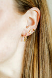 Huggie Charm Earrings - Nola 10mm
