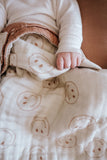 Muslin Quilt | Tan & Ivory Smile