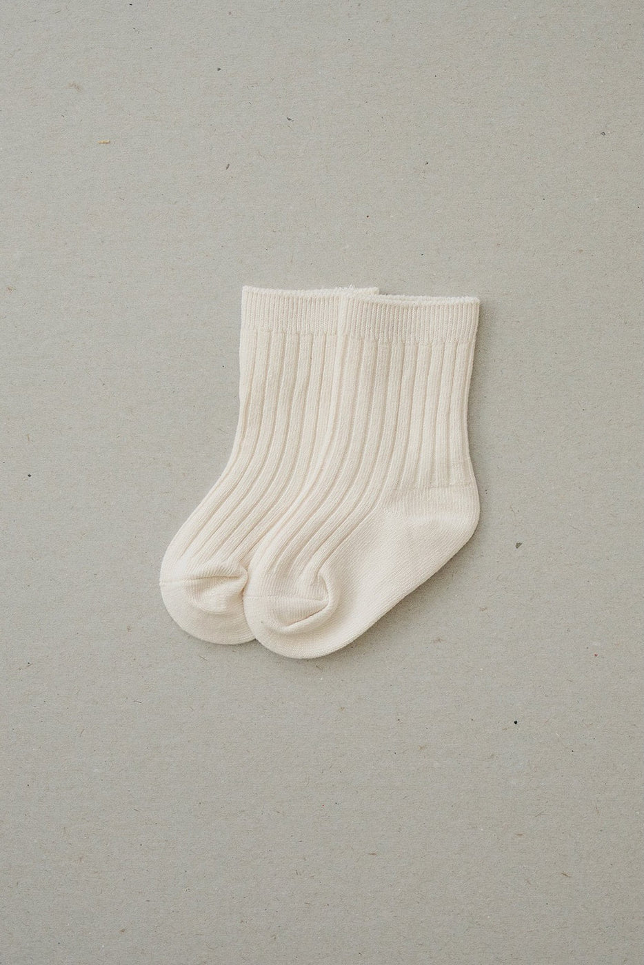 a pair of white socks