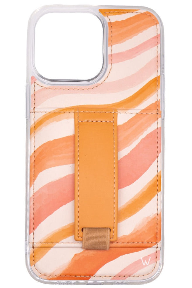 a phone case with a strap