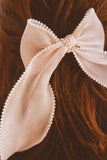 Pearl Long Bow Clip