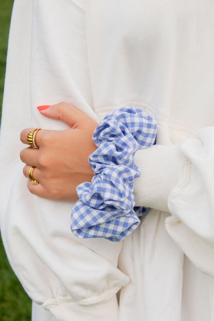 Picnic Gingham Jumbo Scrunchie