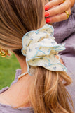 Scallop Double Ruffle Scrunchie