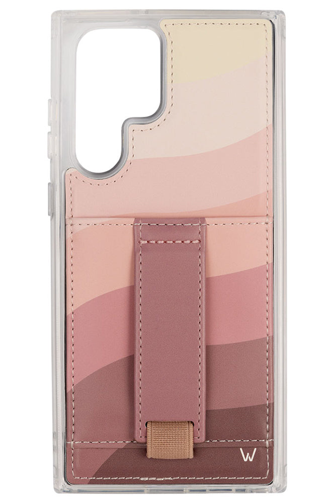 a phone case with a strap