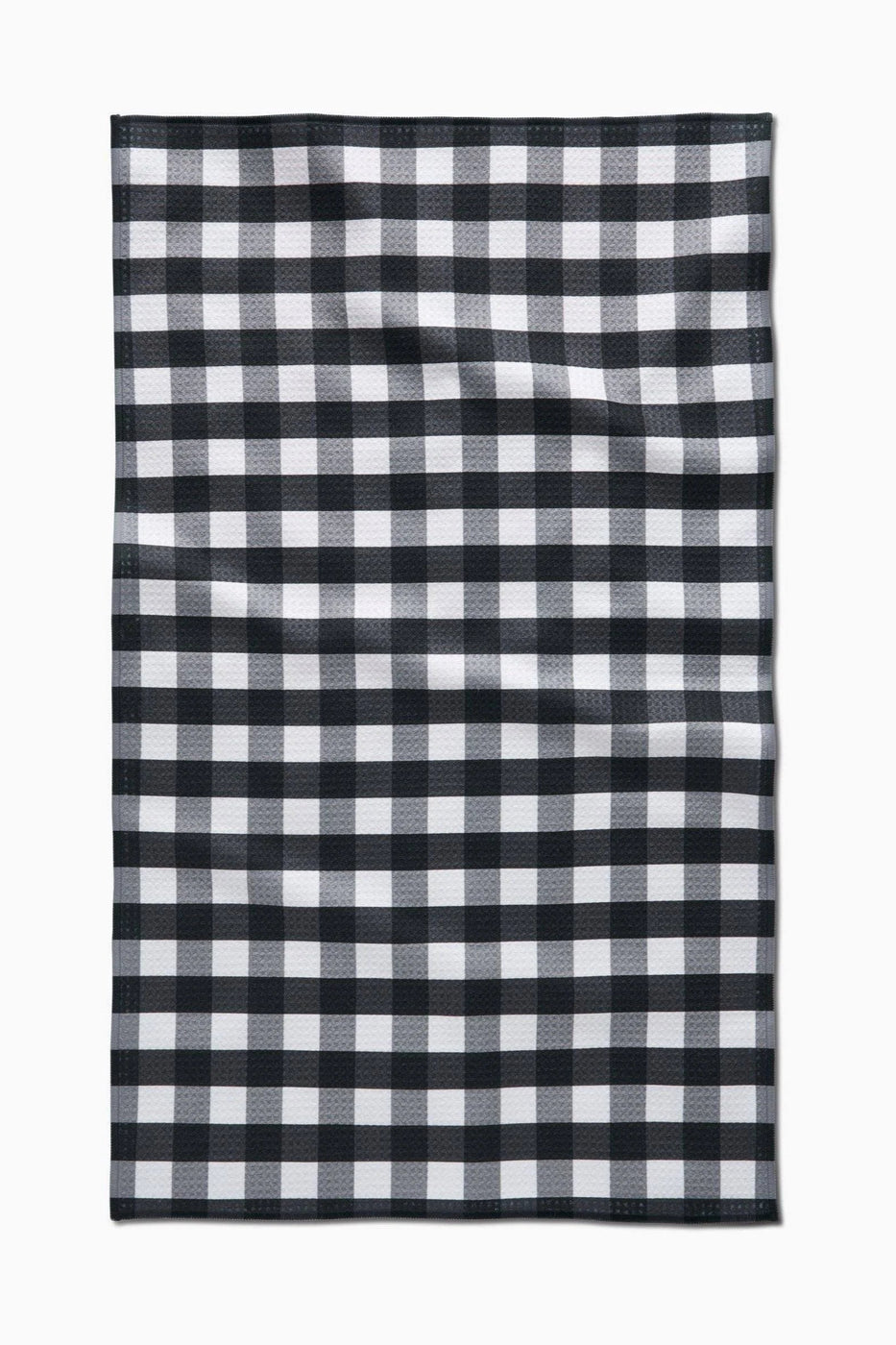Geometry Midnight Flannel Tea Towel