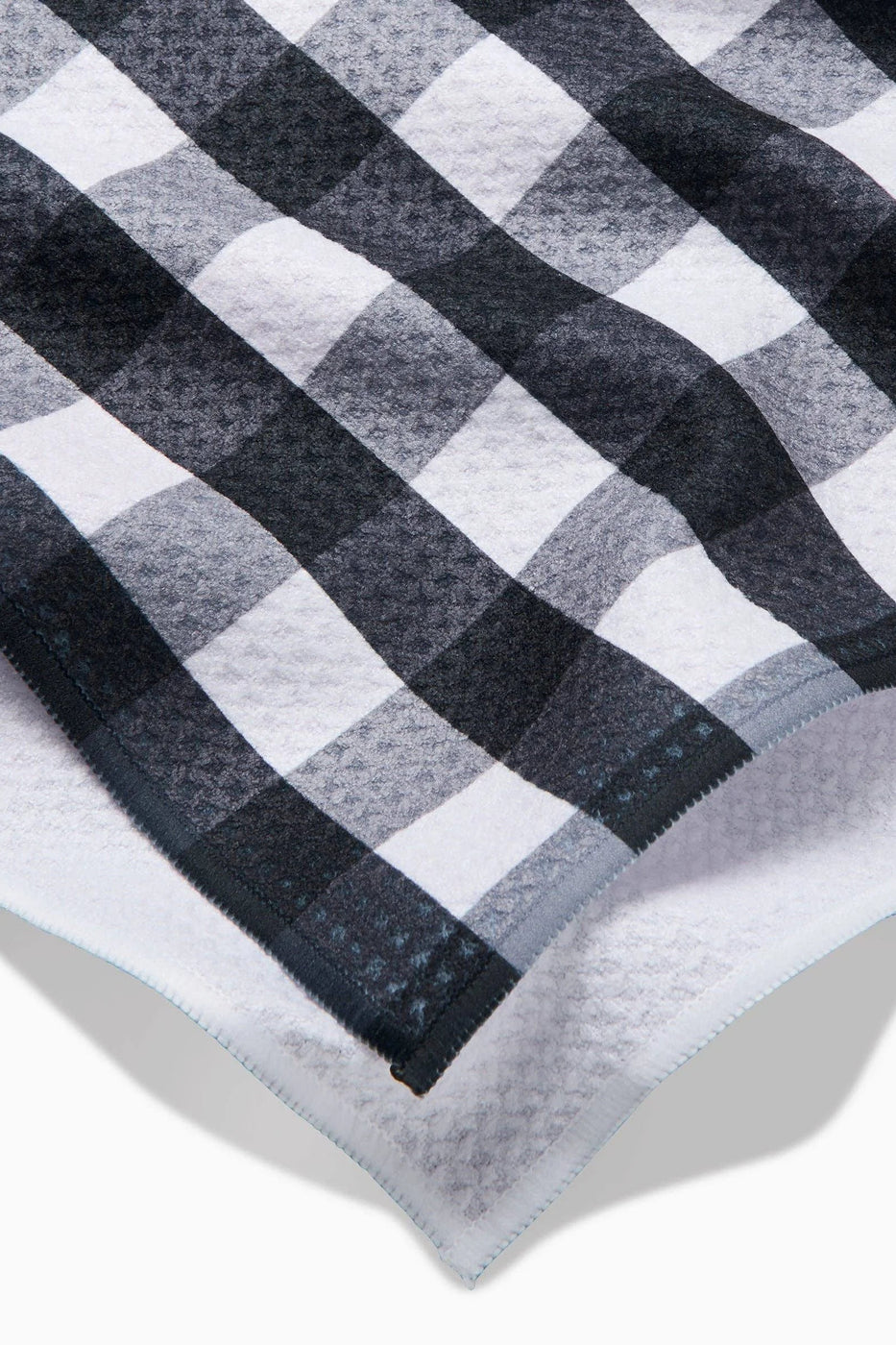 Geometry Midnight Flannel Tea Towel