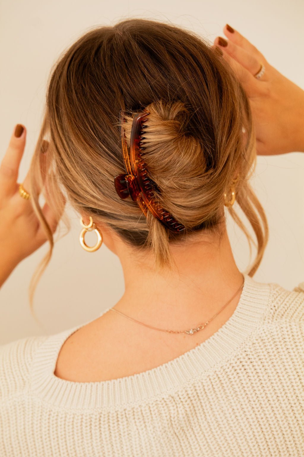 Single French Twist Claw Clip - Thick Hair