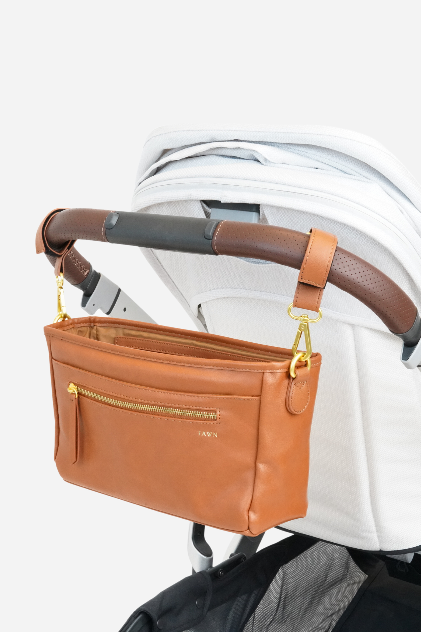 The Stroller Caddy - Brown