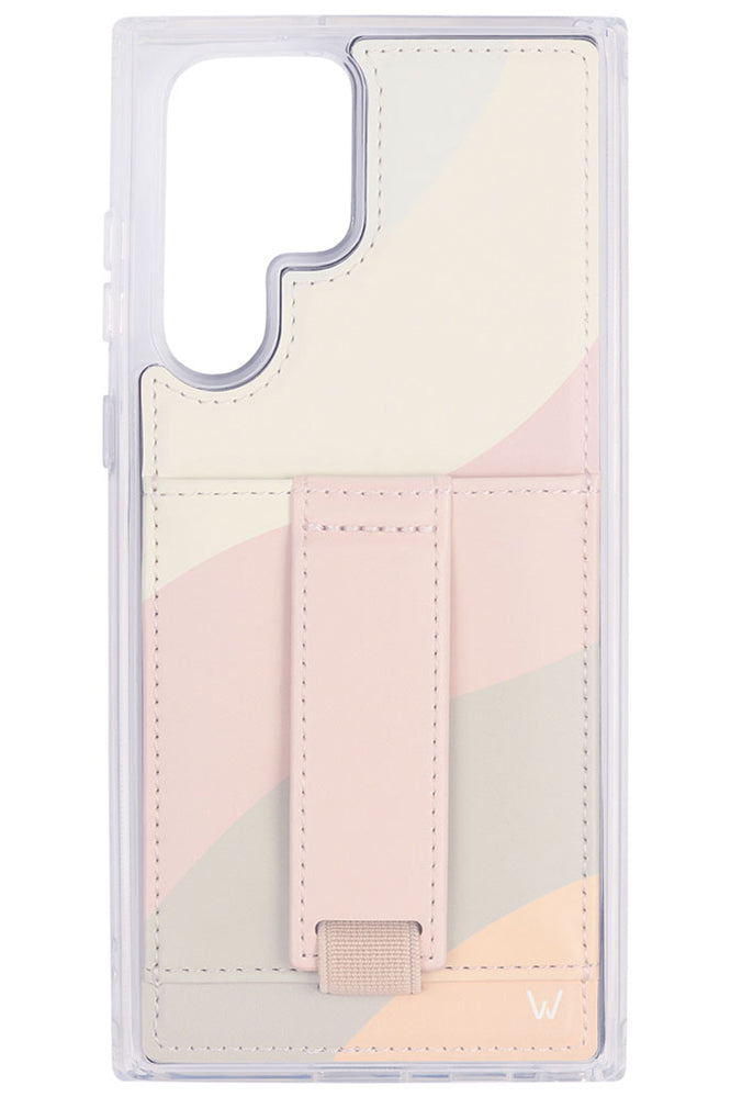 a phone case with a strap