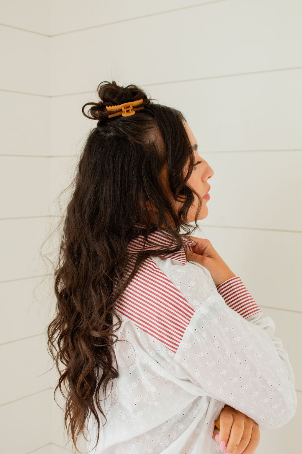 Thin Hair French Twist Claw Clip