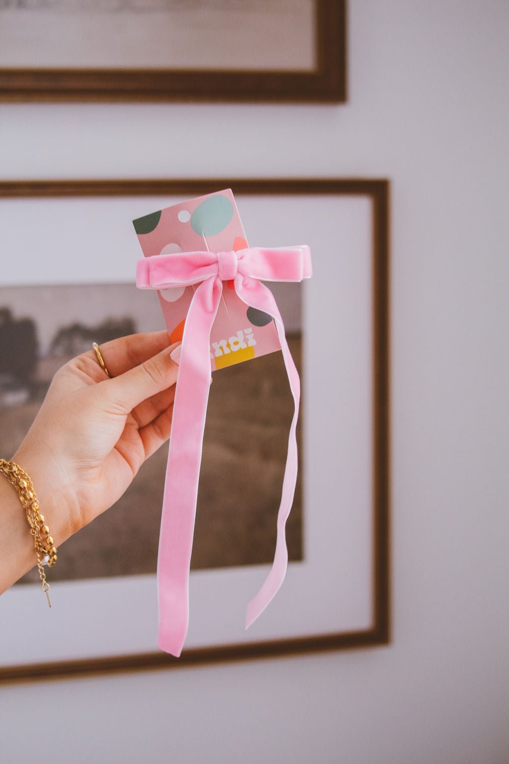 Velvet Double Bow Barrette