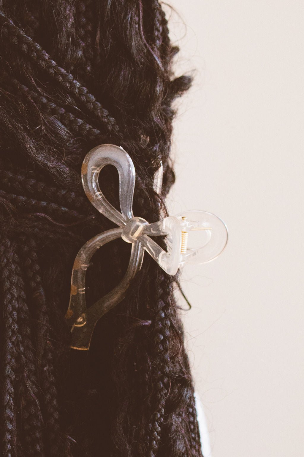 Vintage Bow Claw Clip