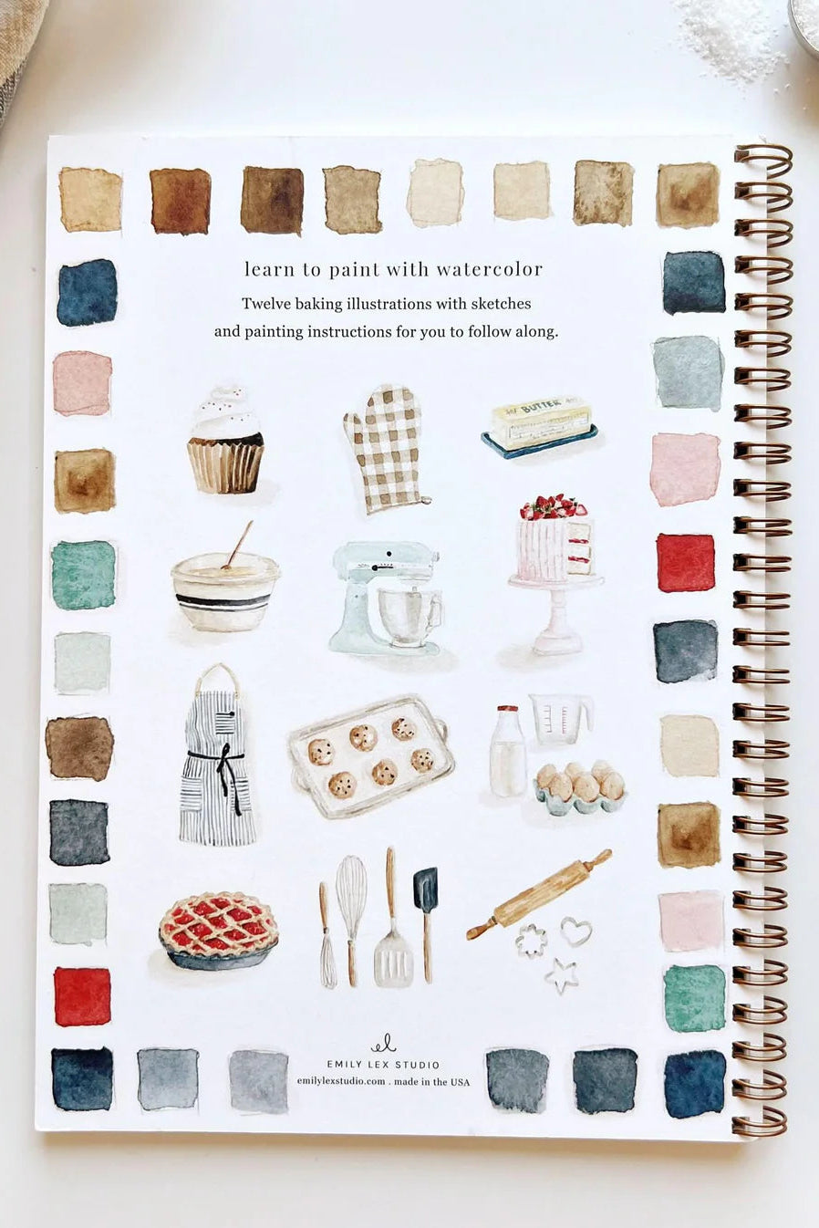 Baking Watercolor Workbook