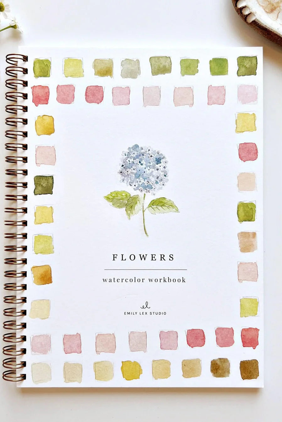 Flowers Watercolor Workbook