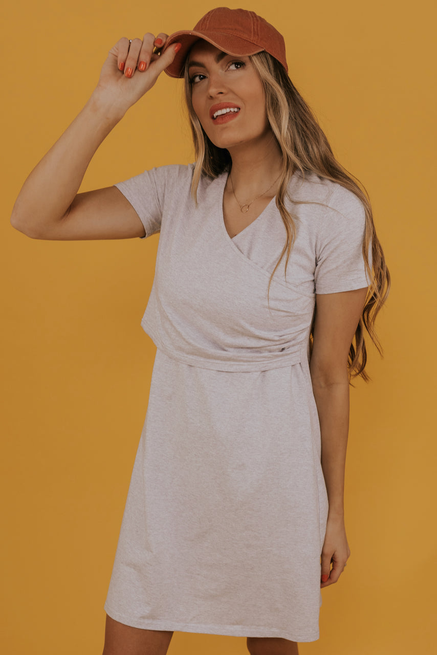 A line wrap front mom dresses | ROOLEE