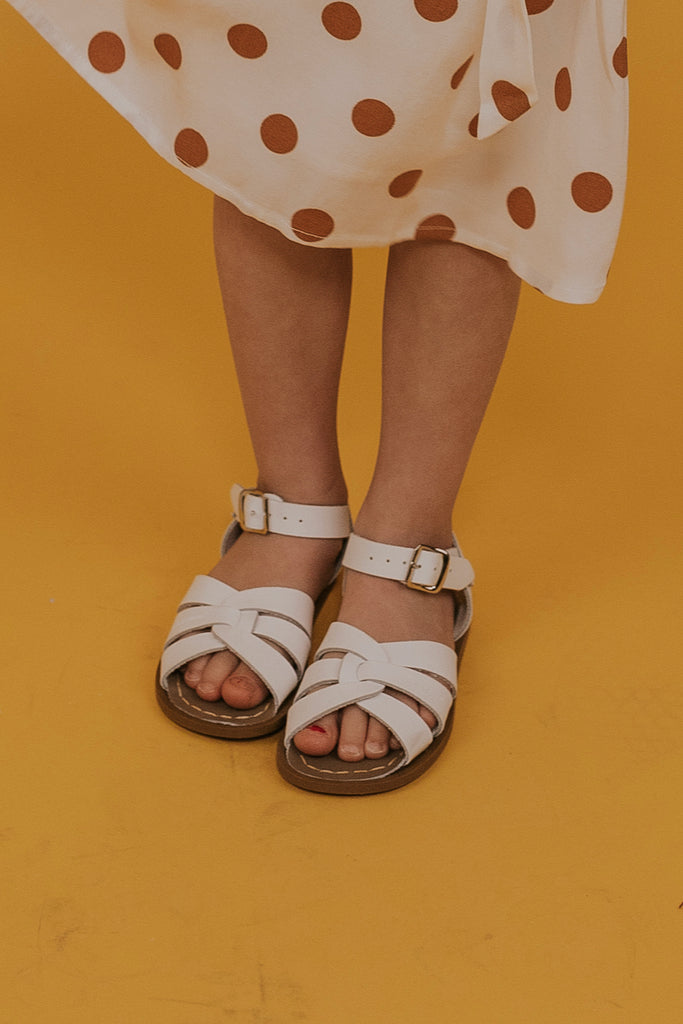 Kids Sandals In White | ROOLEE