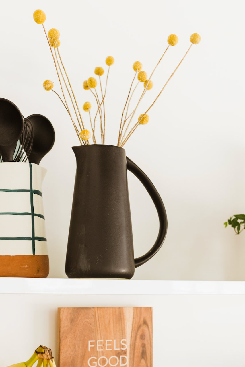 Miki Matte Stoneware Pitcher