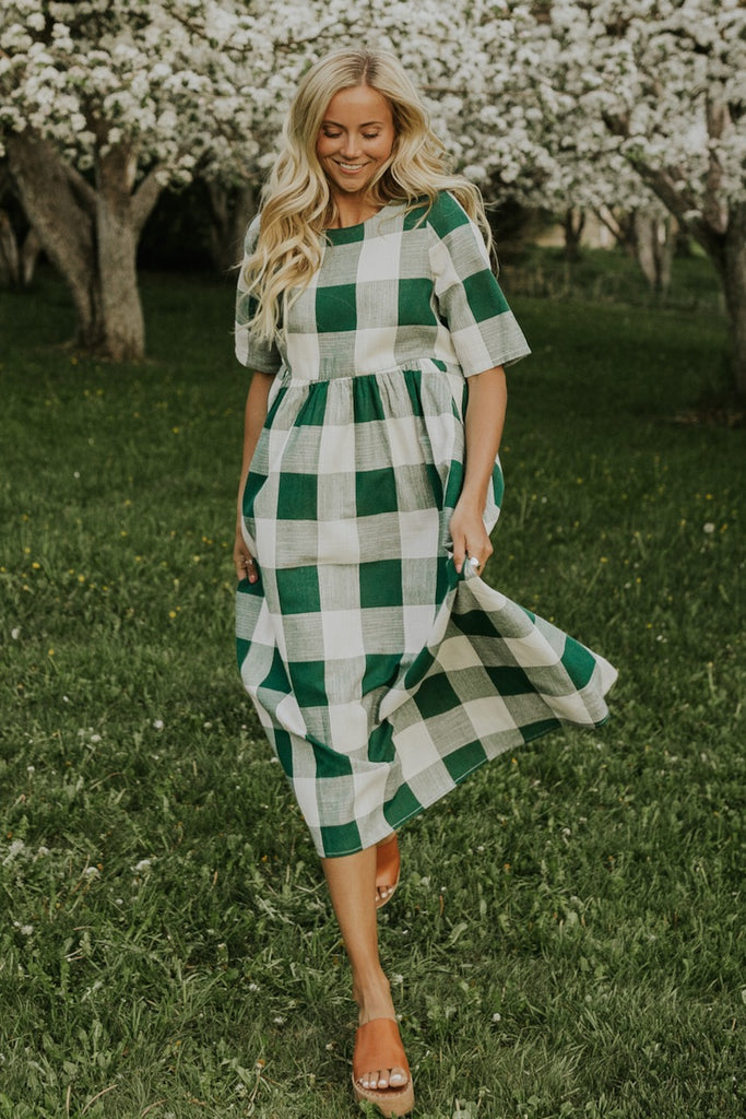 Plus size hotsell buffalo plaid dress