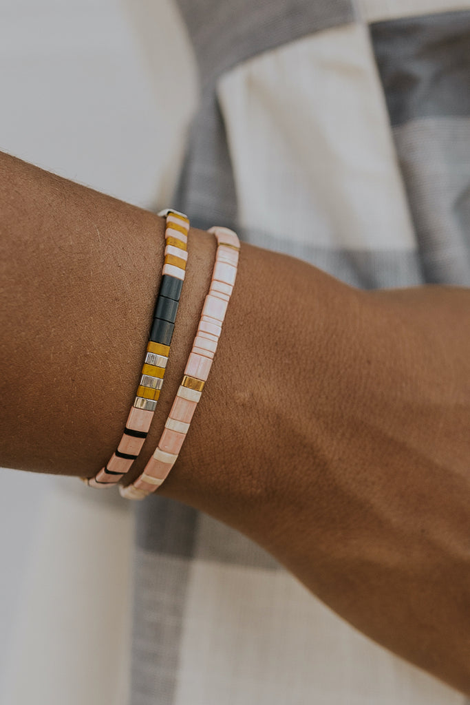 stackable beaded bracelets | ROOLEE