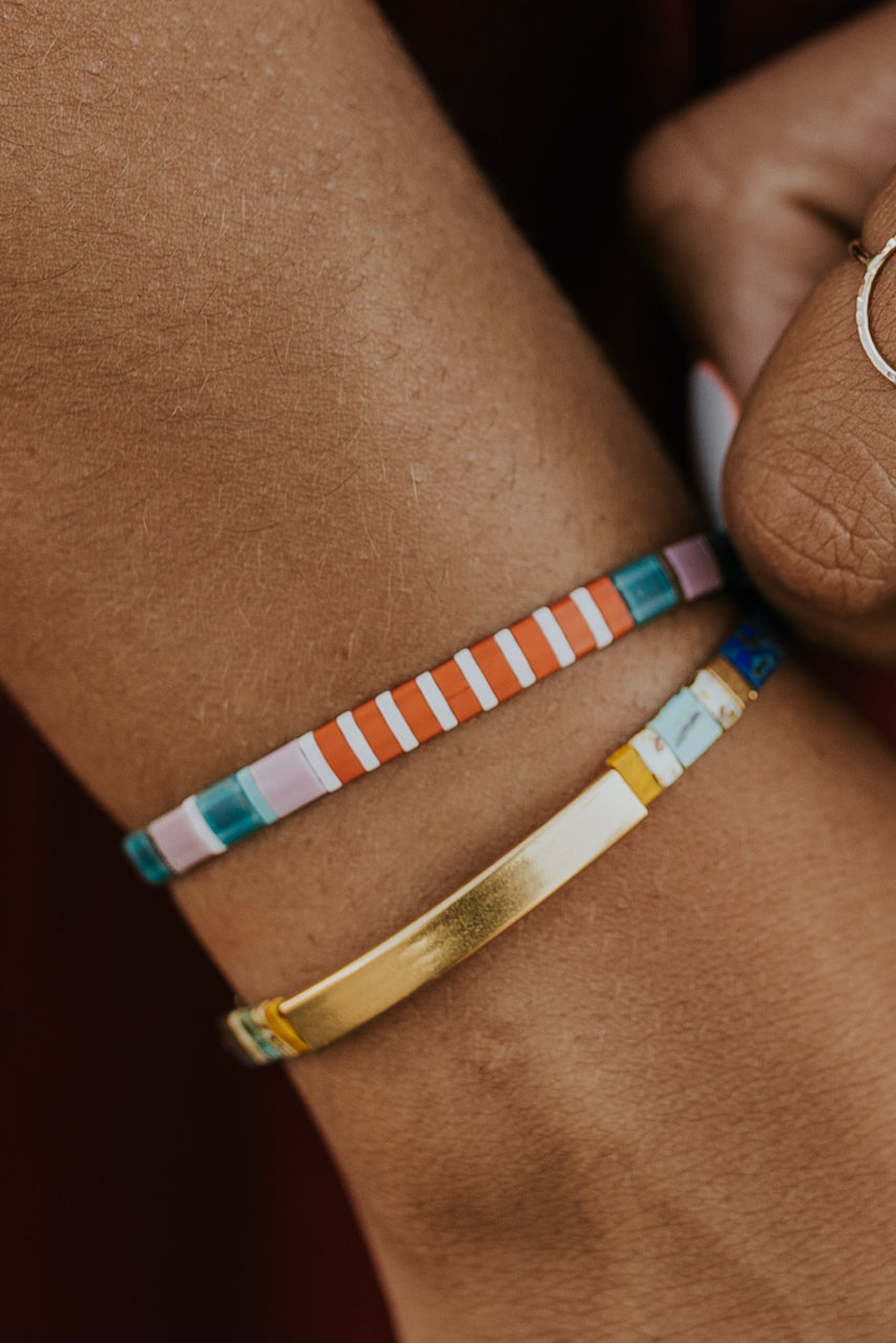 bright beaded bracelets | ROOLEE