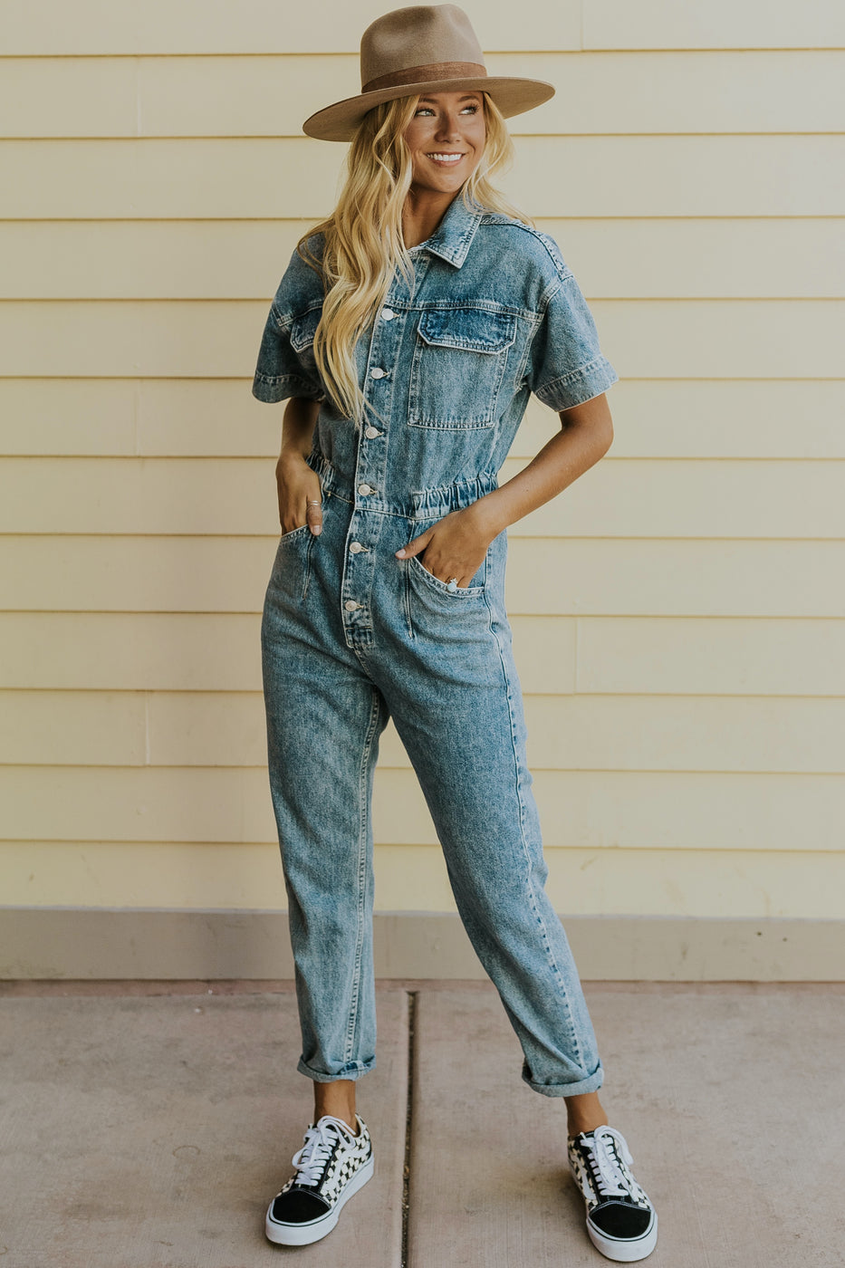 Denim jumpsuits for fall | ROOLEE