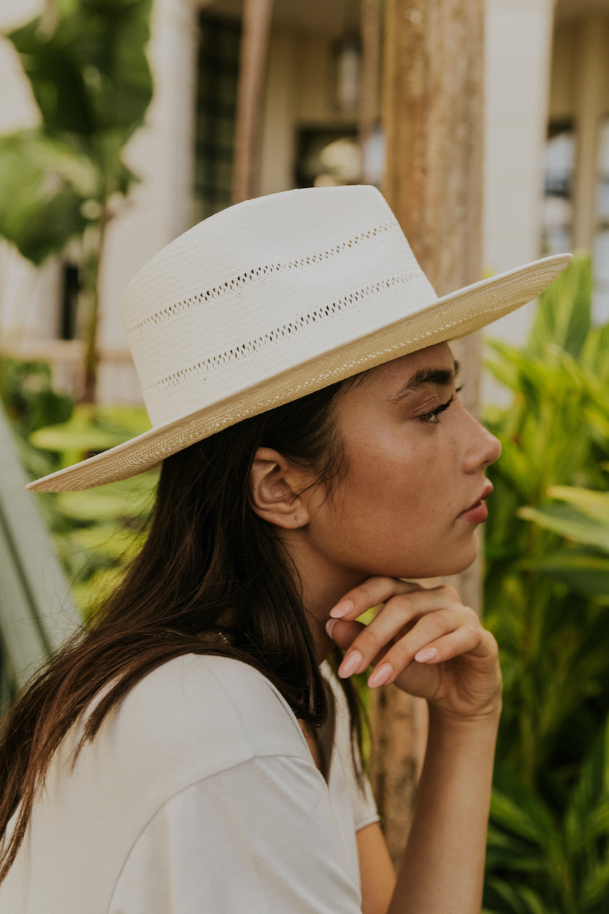 Women's Trendy White Hats | ROOLEE