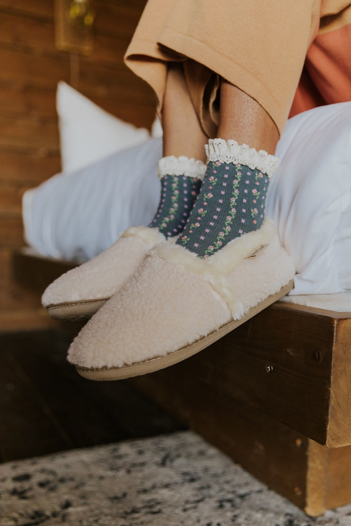 sherpa slippers for fall and winter | ROOLEE