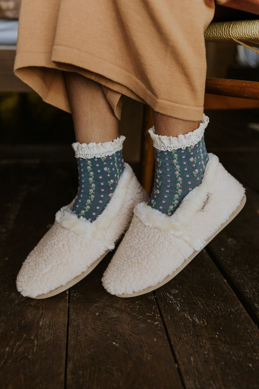 Women's Sherpa slippers - Cute Loungewear |