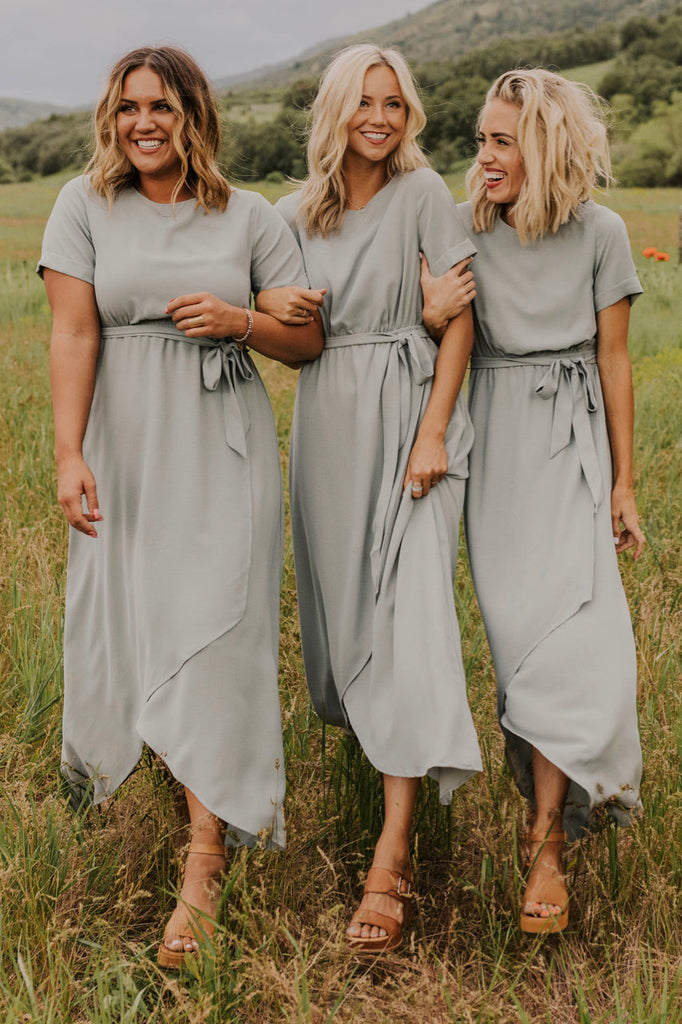 Sage Maxi Bridesmaid Dresses | ROOLEE