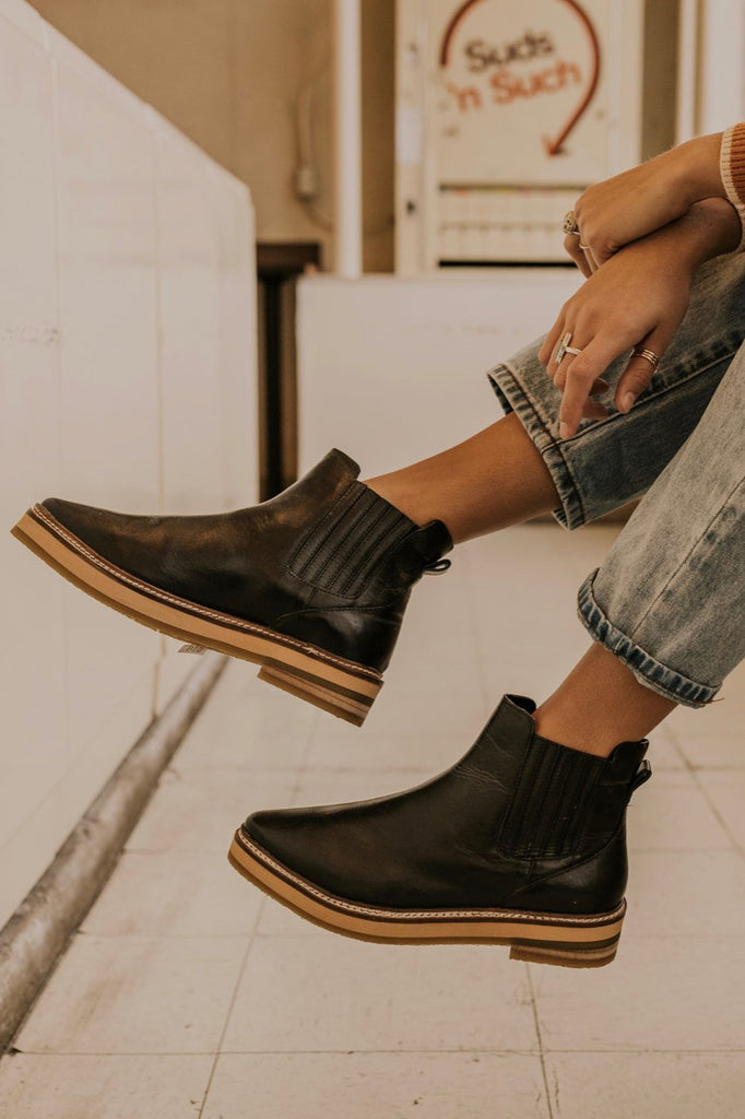 Platform Black Boots | ROOLEE