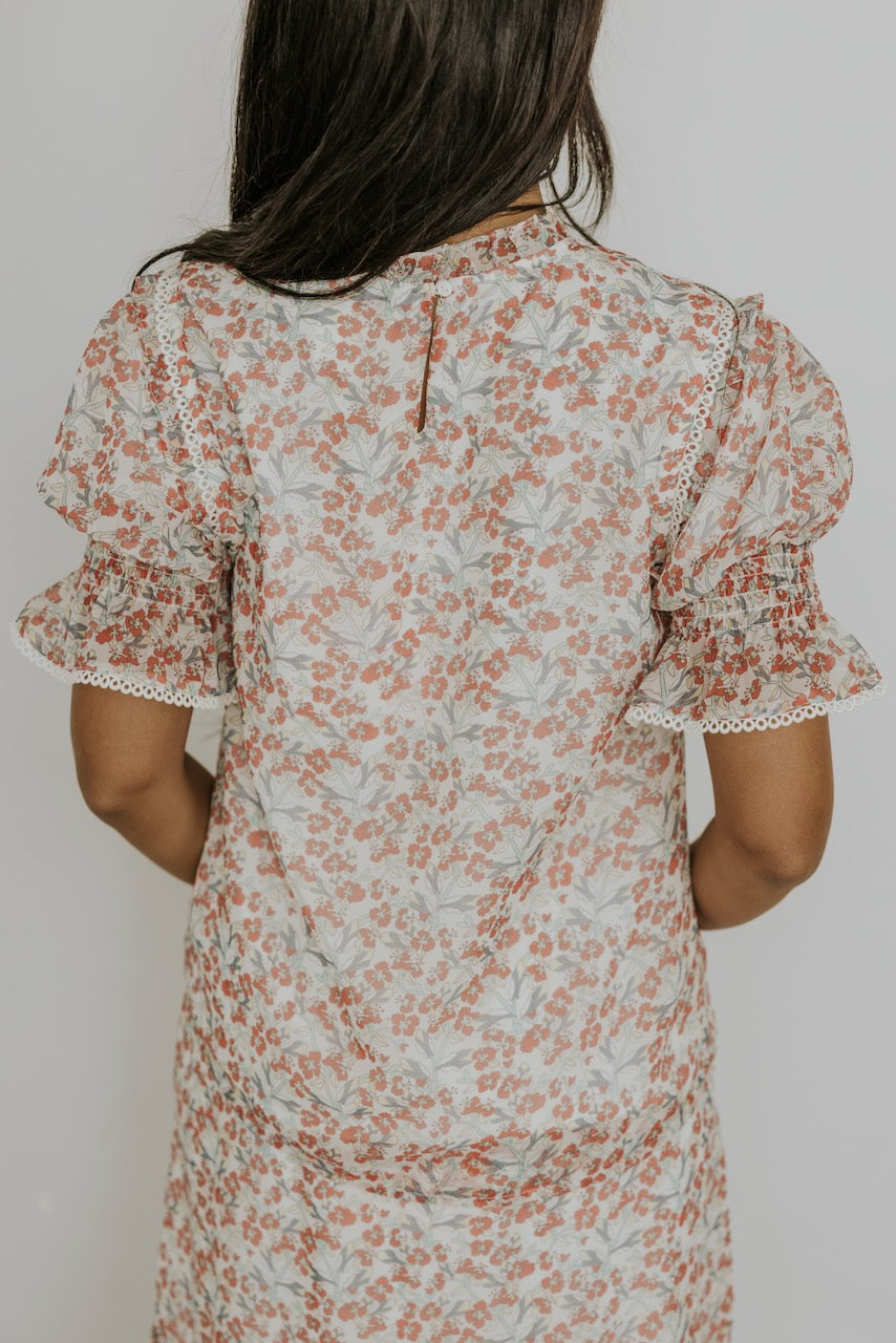 Floral Ruffle Blouse | ROOLEE