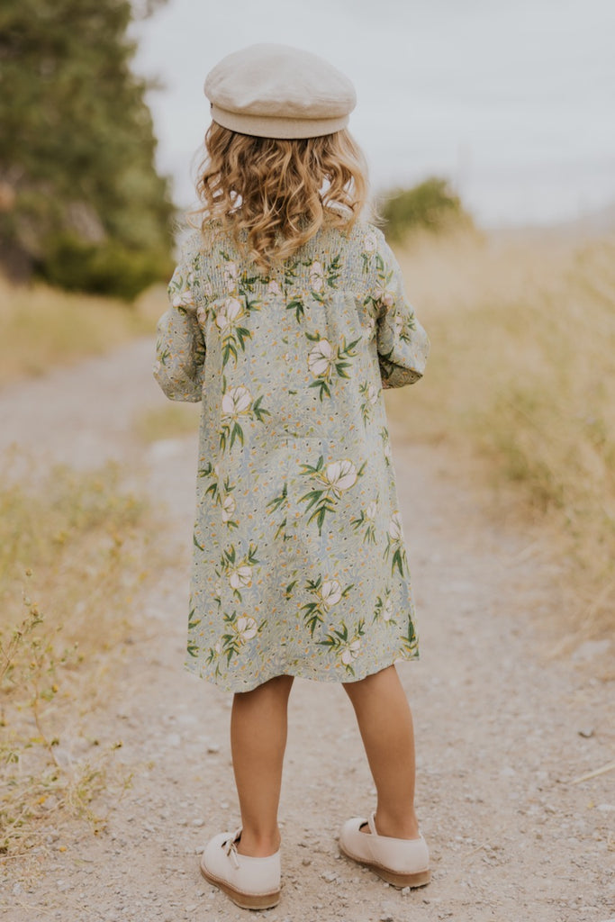 White Floral Dresses for Girls | ROOLEE