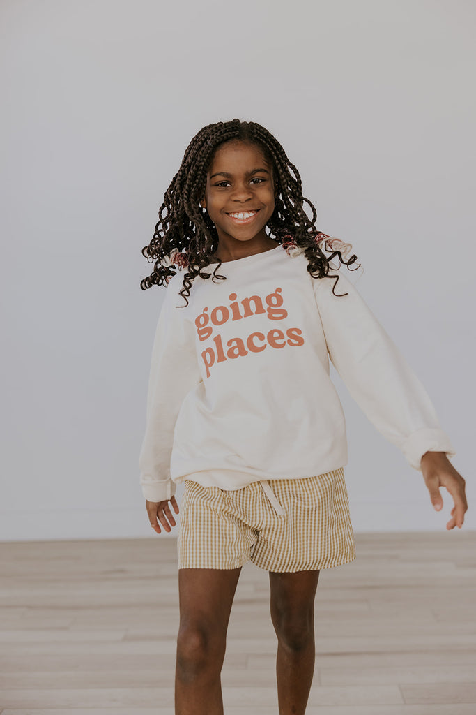 Going Places Kids Pullover | ROOLEE