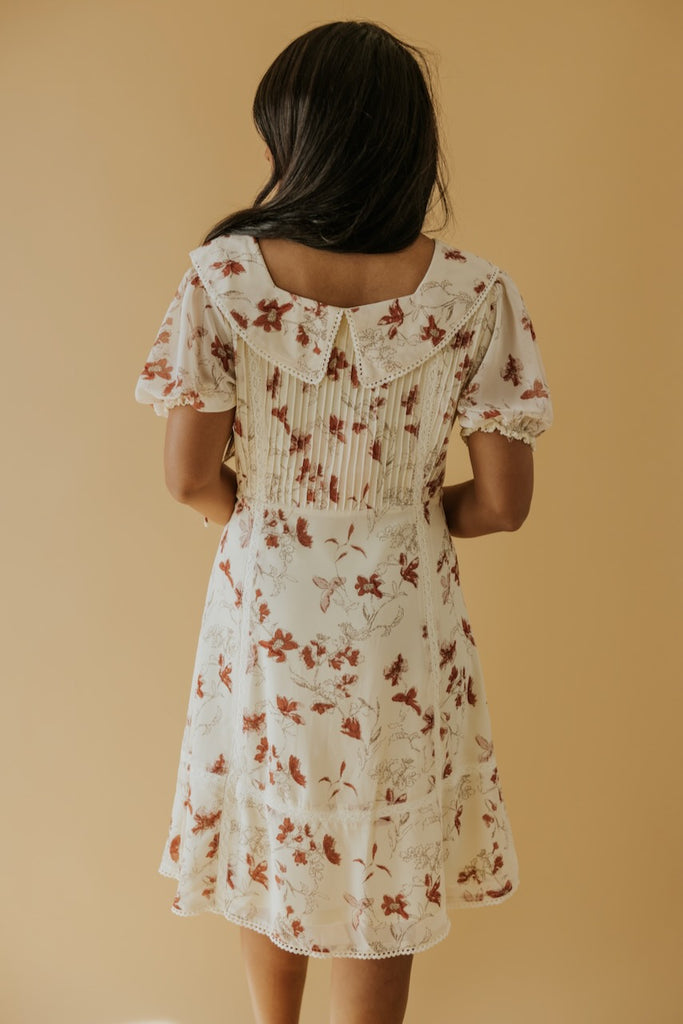 Square Neck Floral Dresses For Women | ROOLEE