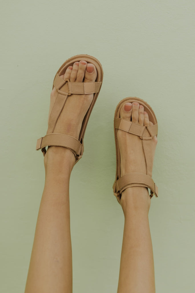 Tan Strappy Sandals | ROOLEE
