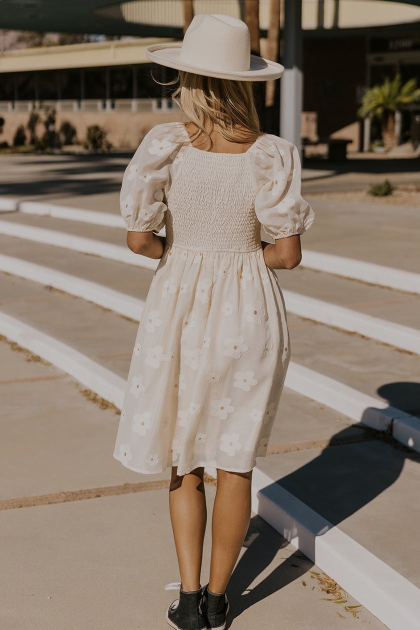 Puff Sleeve Floral Dresses | ROOLEE