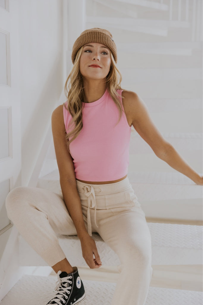 Willow Textured Cropped Tank