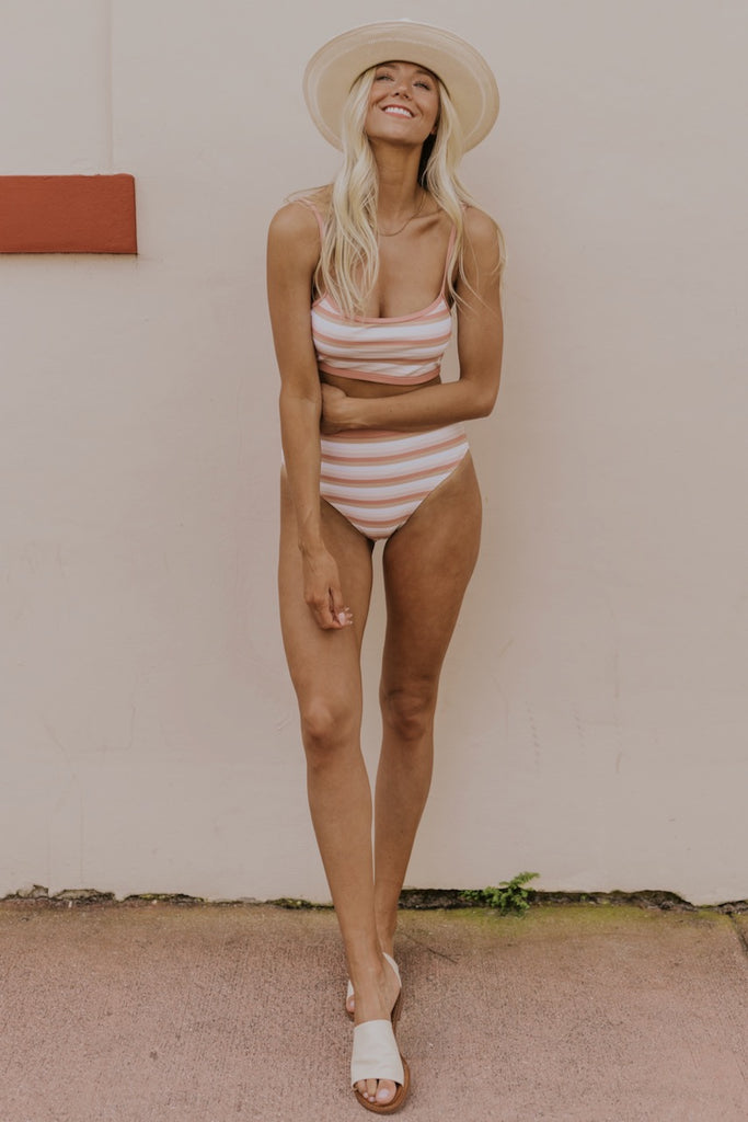 Striped Bikini Top | ROOLEE