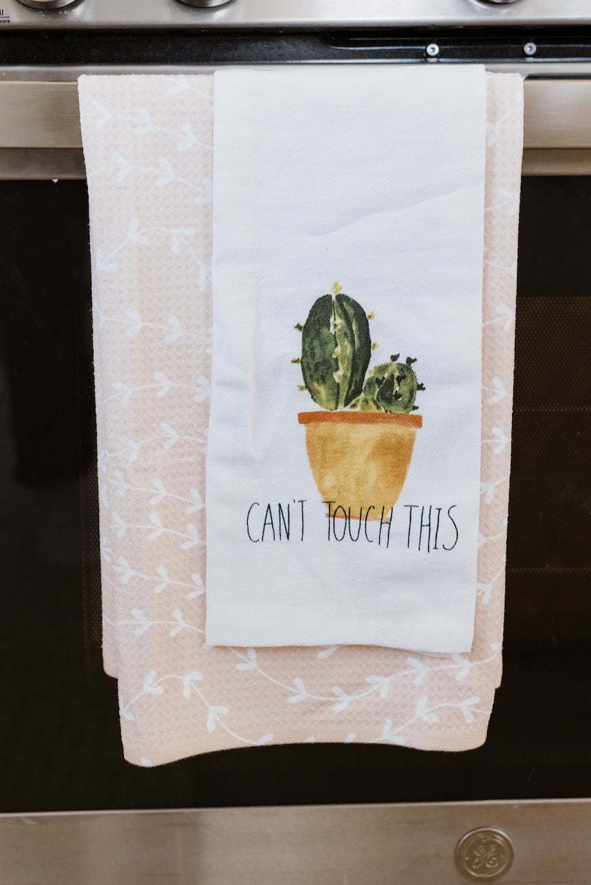 Can’t Touch This Cactus Tea Towel