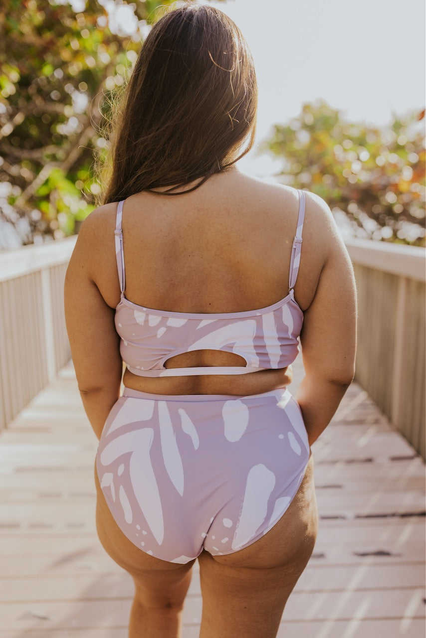 Lilac Swimsuit Bikini | ROOLEE