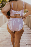 Light Purple High Waisted Swim Bottoms | ROOLEE