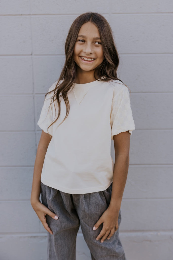Ivory Tees for Girls | ROOLEE Kids