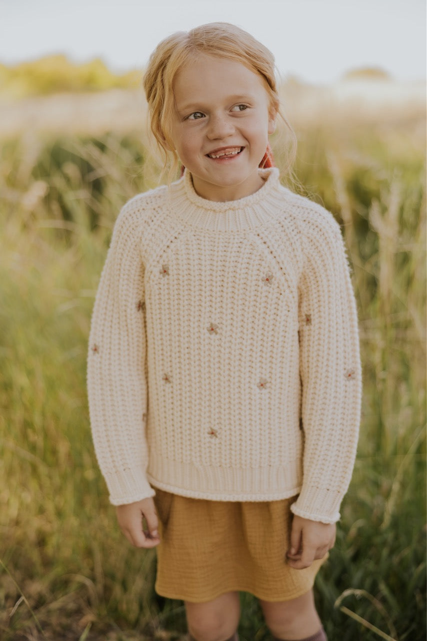 Kids Cream Sweater | ROOLEE Kids
