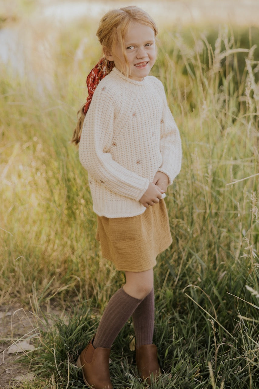 Girls Knit Sweater | ROOLEE Kids