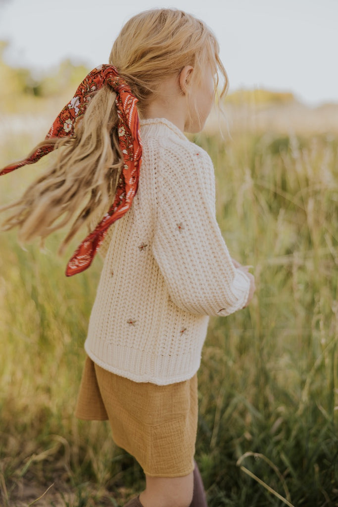 Embroidered Knit Sweater | ROOLEE Kids
