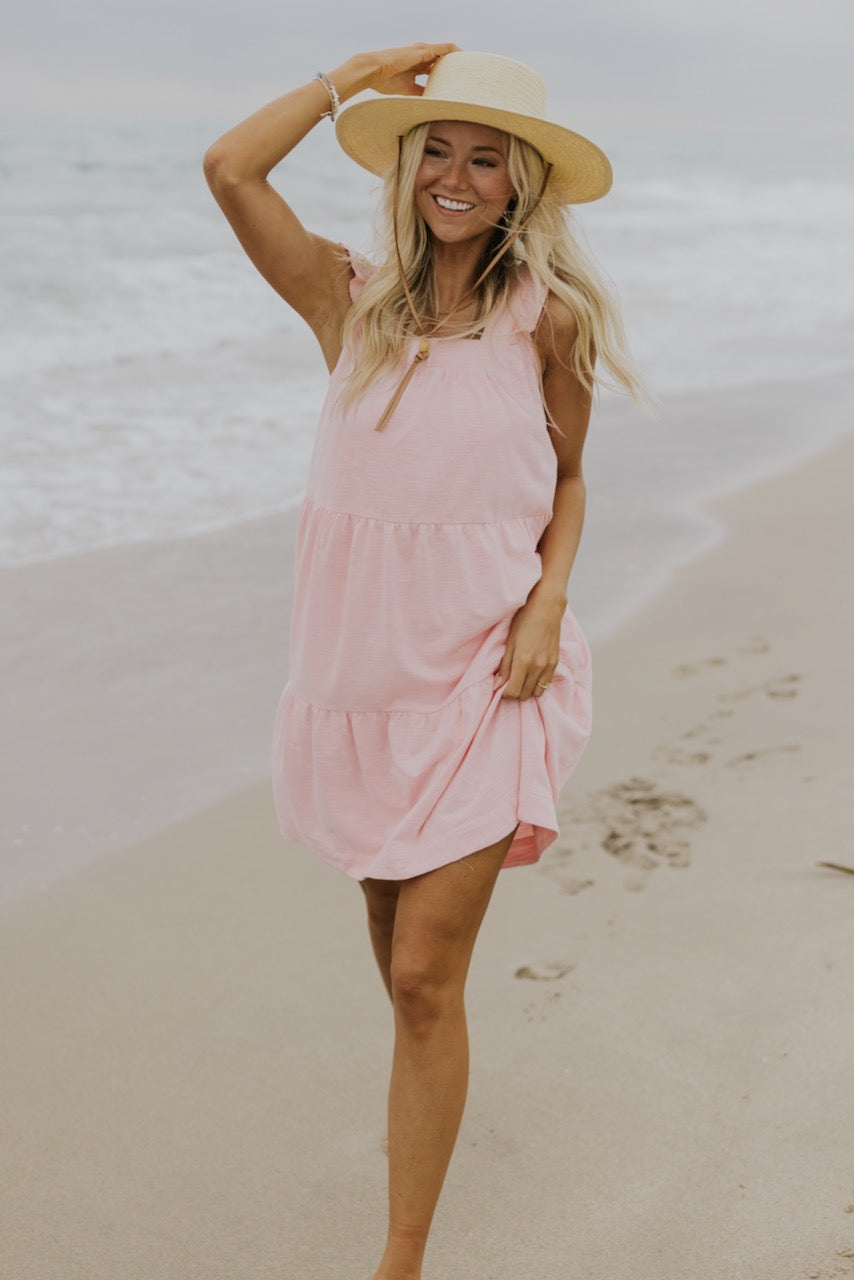 Pink Sun Dress | ROOLEE