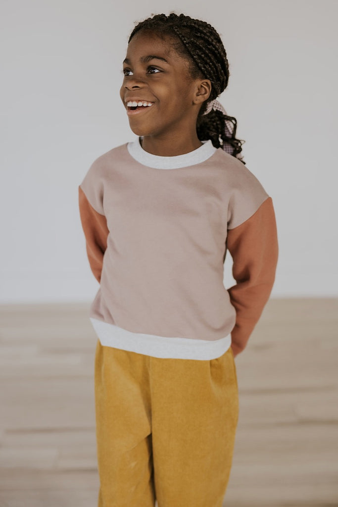 Colorblock Pullovers For Kids | ROOLEEE
